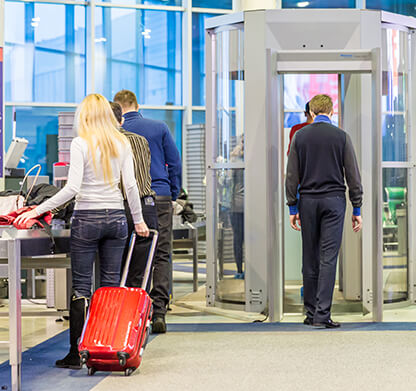 Passenger And Carry On Baggage Screening Airport Security Staff